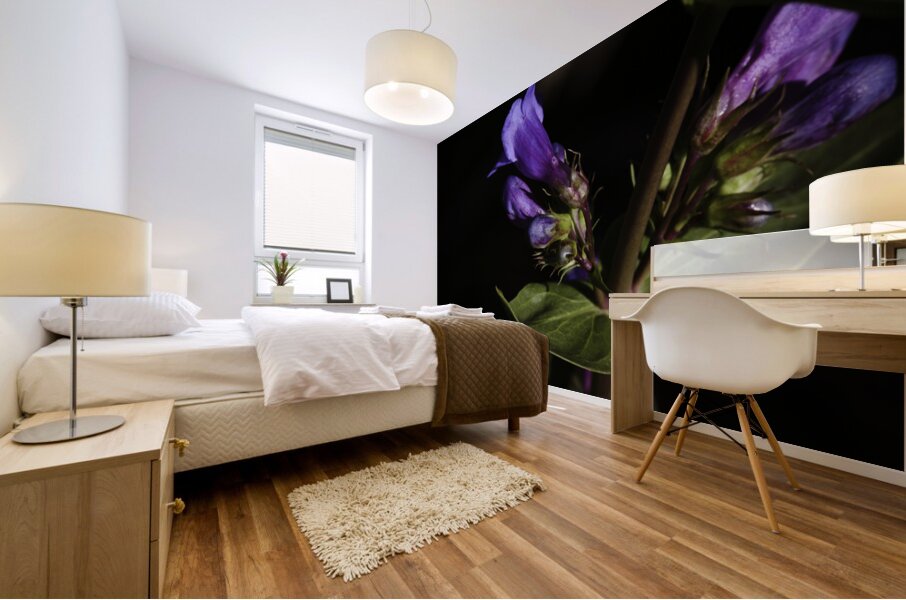 Elegance in Violet Mural print